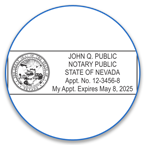 Nevada Notary Stamps